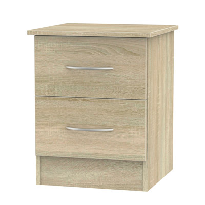 Crete 39.5cm W Manufactured Wood Bedside Table