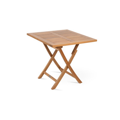 Pamela Teak 36" Folding Square Dining Table by sohoConcept