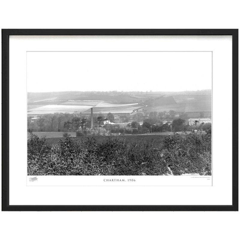 Chartham, 1906 - Single Picture Frame Print, 28cm H x 36cm W x 2.3cm D