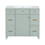 Meuble-lavabo 36 po avec lavabo, armoire à fermeture en douceur et tiroir Craciunita-1121434450