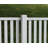 Barrette Outdoor Living White Vinyl Post Cap for Posts