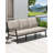3-Seater Outdoor Patio Couch, Never-Rust Aluminum Outdoor Sofa, Spacious Patio Sofa Couch with Thick Cushion, 3 Seats Outdoor Club Sofa Patio Furniture Sofa for Backyard, Garden, Dark Bronze