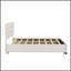 Lit plateforme tapissier avec lit gigogne et deux tiroirs, combinant confort, rangement et design moderne pour une solution parfaite pour la chambre à coucher.