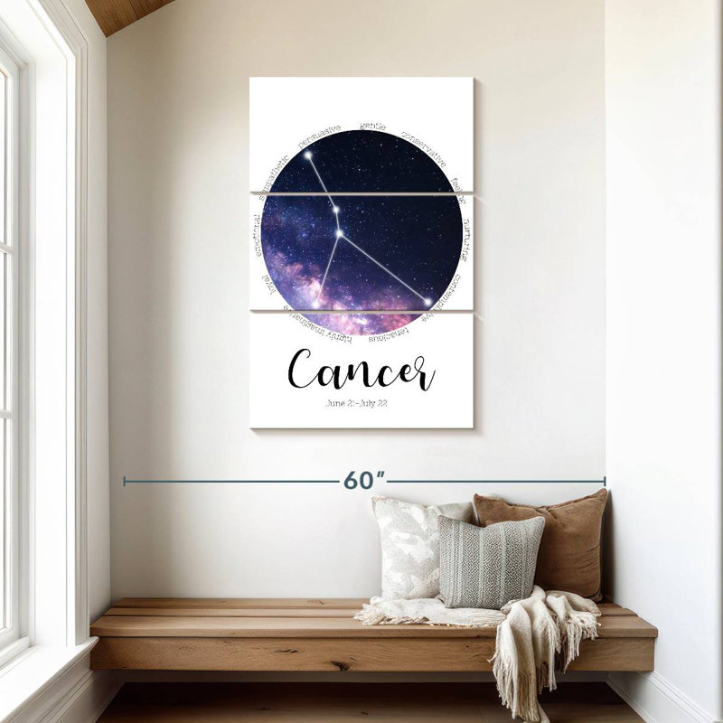 Adella Cancer Star Constellation, 45" H x 28" W