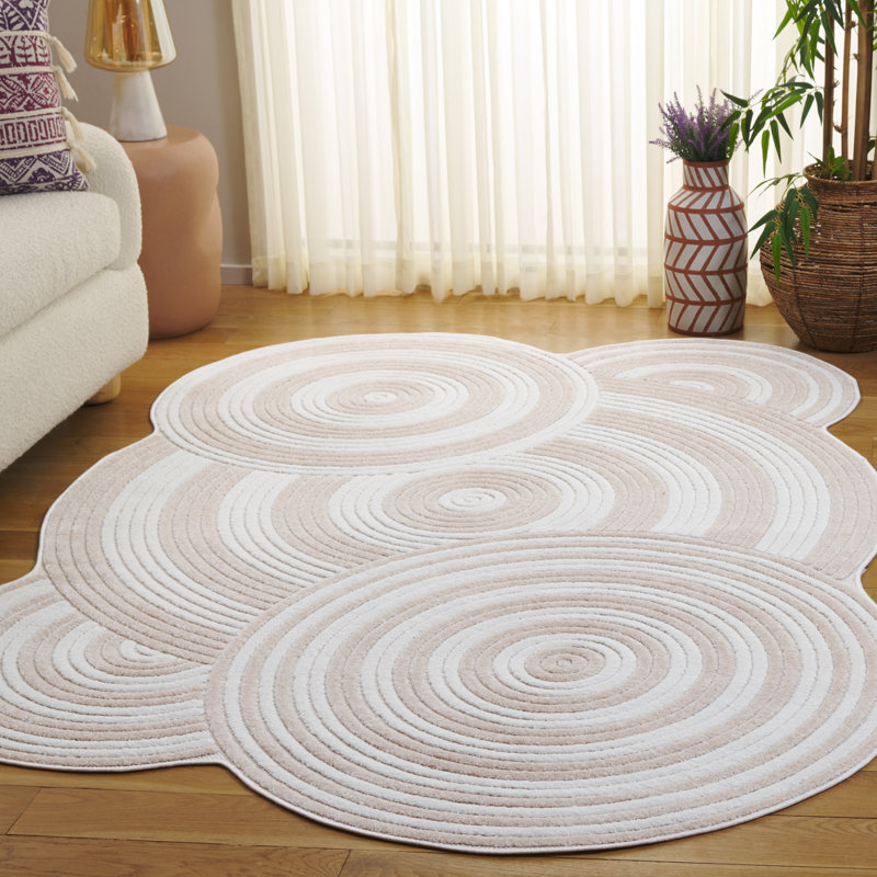 Contour 104 Performance Striped Rug, Novelty 5'3" x 7'6"