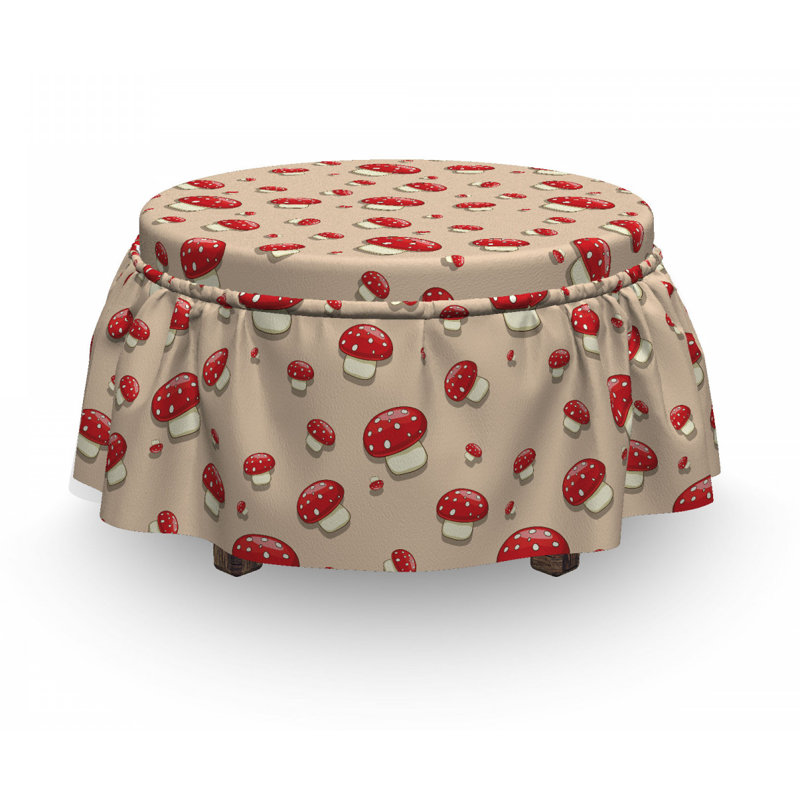 Box Cushion Ottoman Slipcover