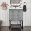 Meuble-lavabo autoportant à simple cuve 24 po avec plateau en marbre Sylee-1482364979-1482364976