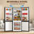 BANGSON 7.1 Cu.Ft Compact Refrigerator with Freezer, Energy Saving Apartment Fridge for Bedroom, Office, Kitchen & Dorm，Silver-119417812