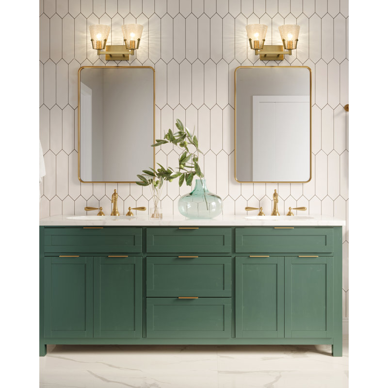 Truckee 2 - Light Dimmable Vanity Light, Modern Gold