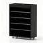 Bibliothèque standard noire moderne en bois massif-329724101