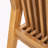 Acacia Wood Dining Chair Waterproof Sturdy 400Lbs
