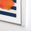 «Cynthia Haller», reproduction d'art encadrée à clapet orange et marine-102004673-102004678
