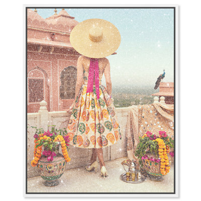Jaipur Balcony Print by Oliver Gal