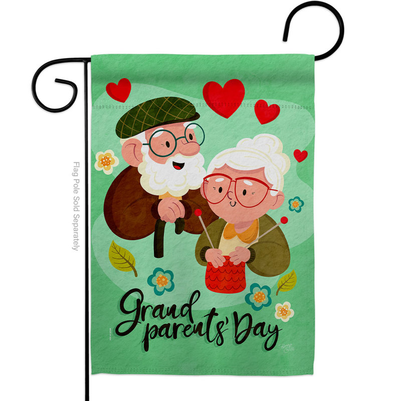 Bannière de jardin grand-père 13 x 18,5 pouces