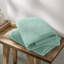 Ensemble de serviettes de bain 4 pièces diagonales à séchage rapide 100% coton-1826061365