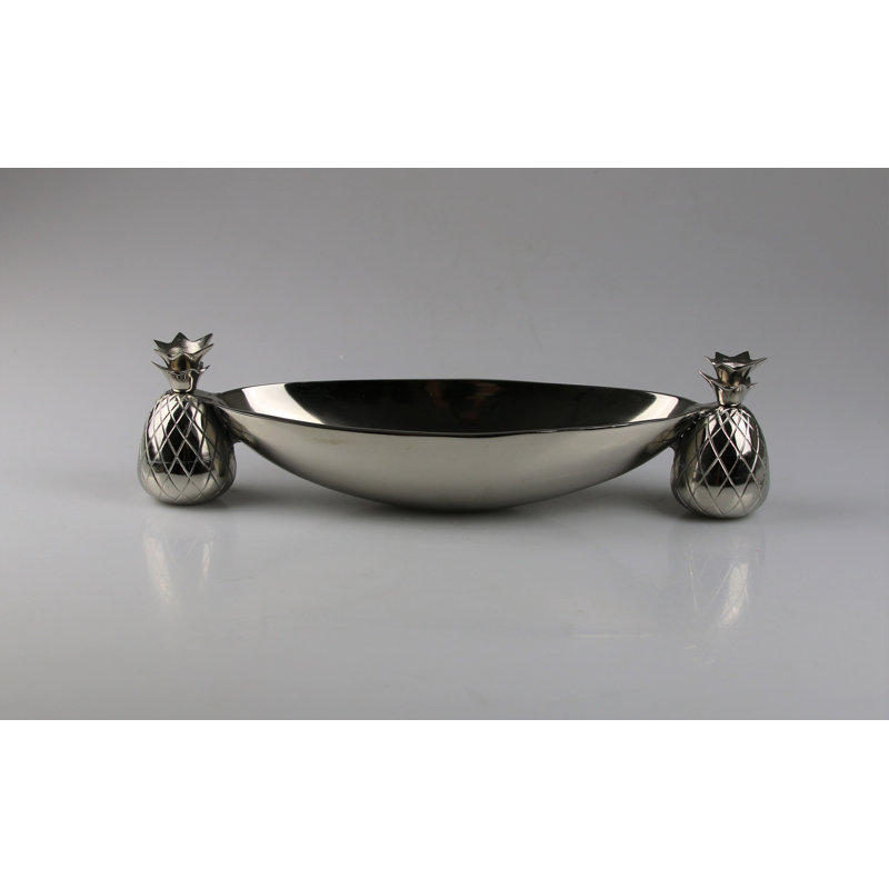 Tirmen Metal Decorative Bowl 1, 18cm H x 51cm W x 15cm D
