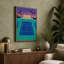 House on Court Modern - Wrapped Canvas-1671952322-1671952326
