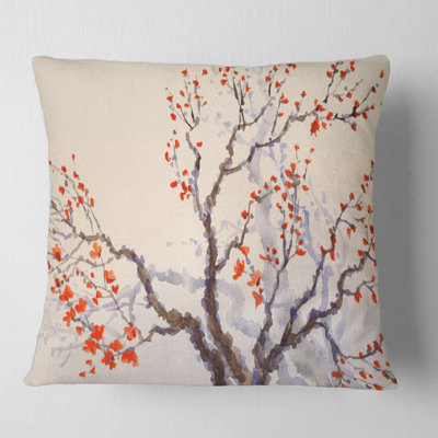 Floral Throw Pillow