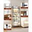 160cm H x 56cm W Metal Etagere Bookcase-1243508670