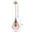 Barnum 1 - Light Rose Gold Pendant