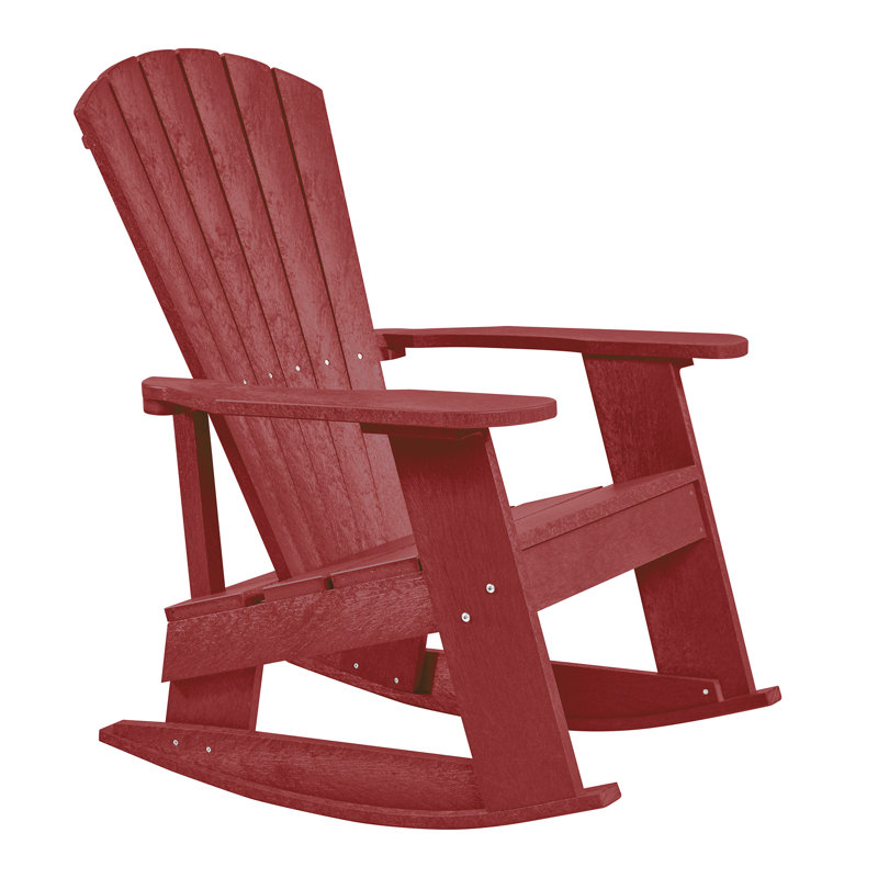 Chaise berçante en plastique Adirondack Captiva, Bordeaux