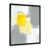 Impression noire sur toile encadrée sélectionné