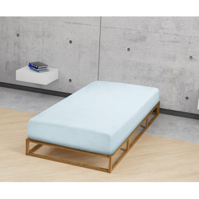 Cotton Blend Jersey Knit Fitted Sheet