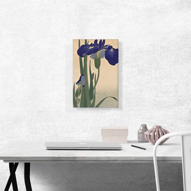 " Blue Iris ", 18" H x 12" W x 1.5" D