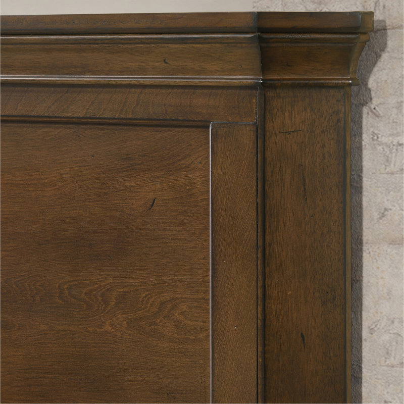 Wood Panel Bed, King