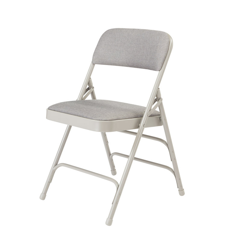 Ensemble de 8 chaises pliantes empilables National Public Seating, Graystone