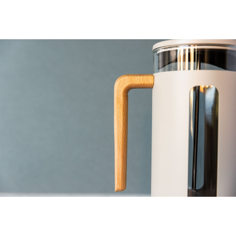 Pisa 1L Cafetiere, Cream