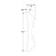 Moulure en polyuréthane blanc apprêté P 3/4 po x l 3-15 / 16 po x L 78-3 / 4 po