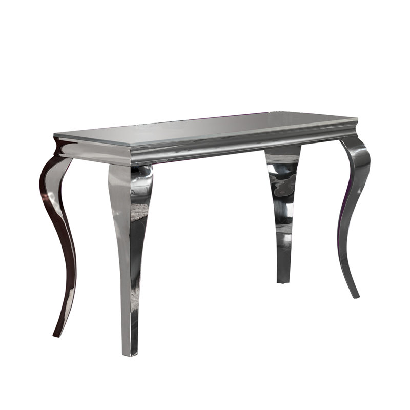 Baldwin 128cm Glass Top Console Table