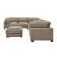 Canapé modulaire réversible de coin avec repose-pieds Arliz-55758799