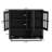 3-Door Wooden Bathroom Wall Cabinet with Glass Door & Towel Bar for Entryway, Living Room, Bathroom, Dining Room-875629175