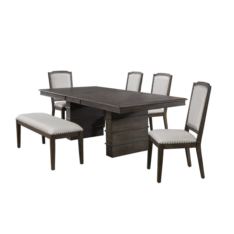 Seaver Double Pedestal Dining Set