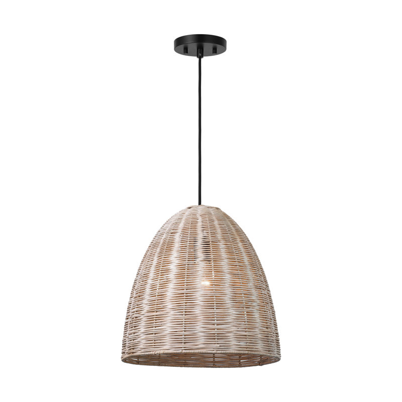 Norman 1 - Light Pendant, 85.5" H x 15.5" W x 15.5" D, Black/Ash