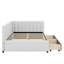 Full-Size Upholstered Daybed With Two Spacious Built-In Storage Drawers-810075323
