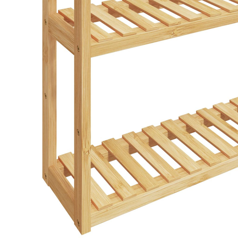 Antis Bamboo Wall Bathroom Shelves