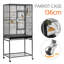 136cm Flat Top Floor Bird Cage with Wheels-757901232