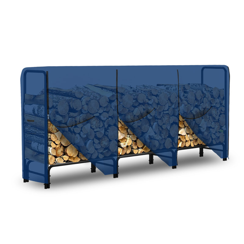 Housse de protection pour bois d'extérieur Kian, Bleu