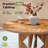 47" Round Dining Table For 4 Farmhouse Kitchen Table-2078069670