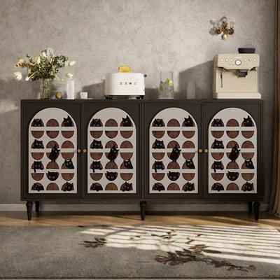 Buffet en bois multifonctionnel