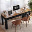 Bureau double pour deux personnes, bureau d'ordinateur extra long pour 2 personnes 71 "
