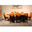 9 Pieces Vogue Lux Rectangular Dining Set-1978384274