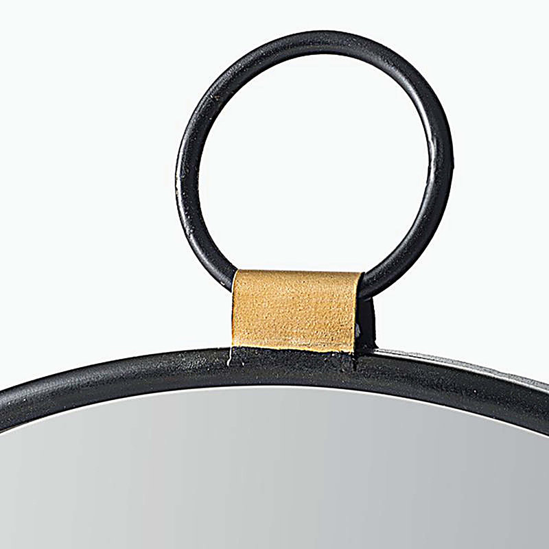 Miroir de 24 po x 27 po à cadre noir - pièce décorative contemporaine pour le salon, la chambre à coucher, le vestibule, le vestibule, rehausse la pièce avec un mur d'entrée naturel réfléchissant de conception minimaliste moderne, réfléchit pour illuminer