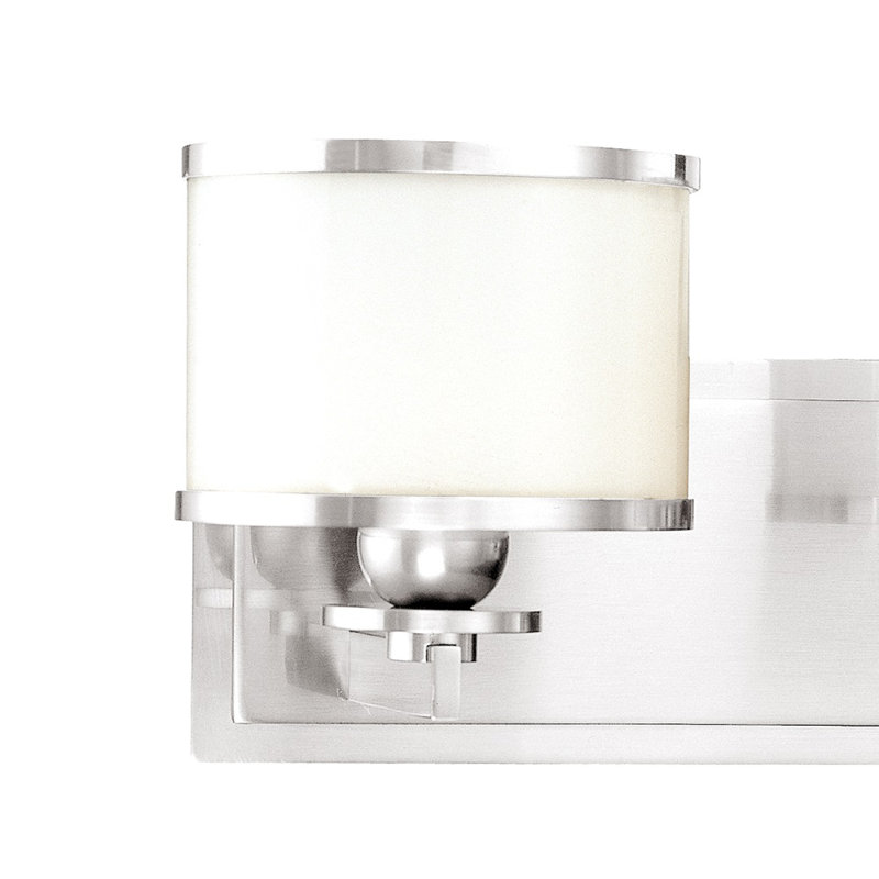 Basking Ridge 3 - Light Vanity Light, Polished Nickel