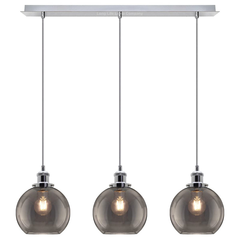 3 - Light Grey Kitchen Island Pendant
