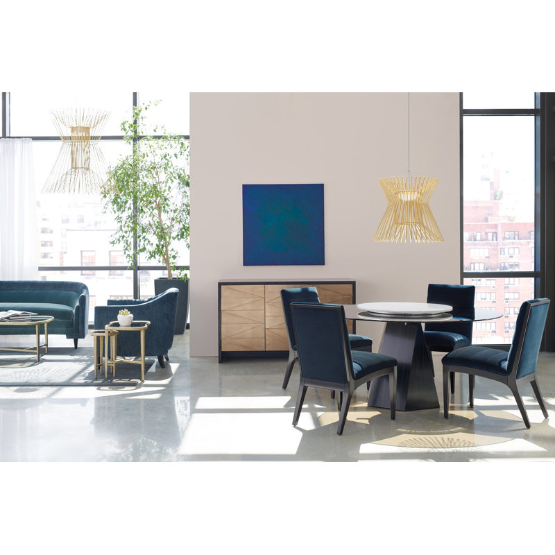 Modern Edge Upholstered Dining Chair