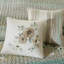 Courtepointe 6 pièces, double / grand, floral et géométrique, attrayante chambre de luxe